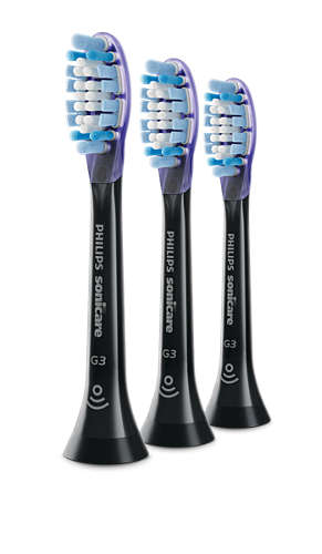 PHILIPS ソニッケアー 替ブラシ プレミアムガムケア 歯ぐきケア レギュラーサイズ ブラック 3本組 HX9053/96 フィリップス