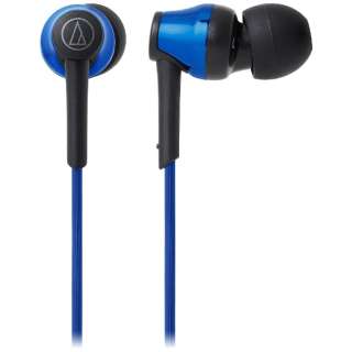 【SALE】audio-technica カナル型インナーイヤーヘッドホン Bluetooth対応 ブルー ATH-CKR35BTBL オーディオテクニカ