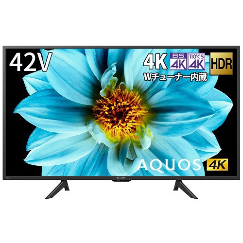 シャープ SHARP BS/CS 4Kチューナー内蔵液晶テレビ アクオス AQUOS 42V型 4T-C42DJ1