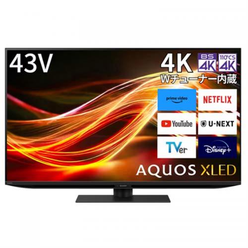 【SALE】シャープ　SHARP 4K液晶テレビ 43V型 AQUOS XLED 4T-C43GP2