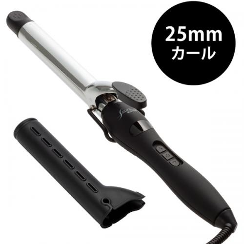 【SALE】サロンムーン SALONMOON　ミラーチタニウムカールヘアアイロン25mm  SLM725