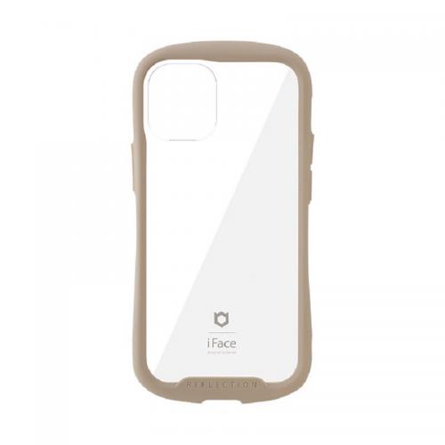 HAMEE iPhone 12 mini iFace Reflection 強化ガラスクリアケース ベージュ 41-907-921944