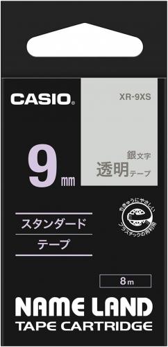 カシオ CASIO ネームランドテープ 透明 XR-9XS