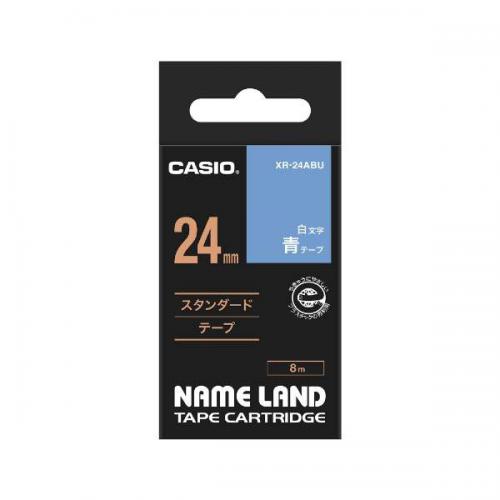 カシオ CASIO ネームランド 青 XR-24ABU