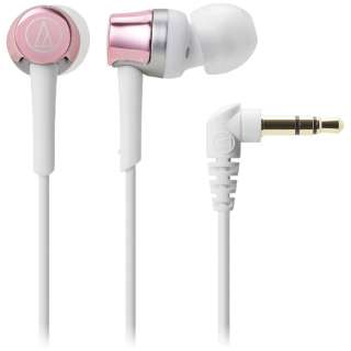 【SALE】audio-technica カナル型インナーイヤーヘッドホン ピンク ATH-CKR30PK オーディオテクニカ