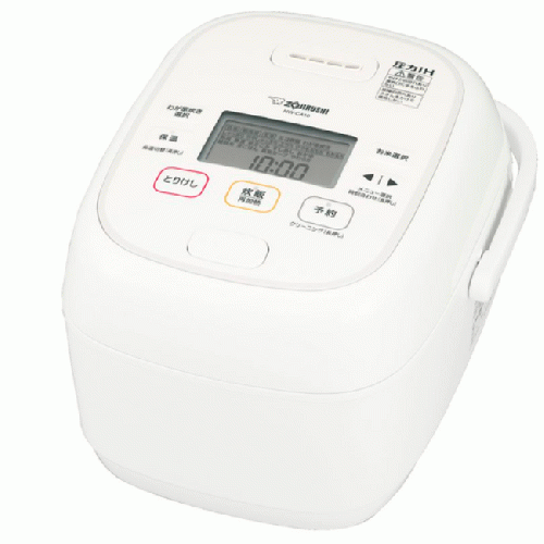 【SALE】象印 ZOJIRUSHI 圧力IH炊飯ジャー 5.5合 ホワイト  NW-CB10-WA