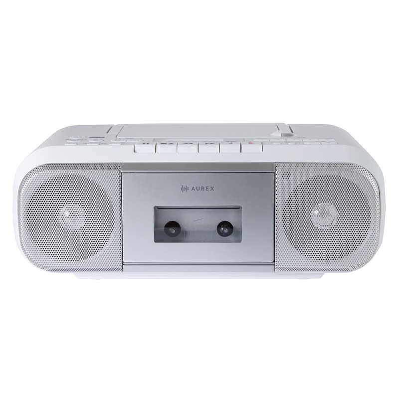 東芝　TOSHIBA CDラジカセ AUREX ［ワイドFM対応］ シルバー AX-KCRR60-S