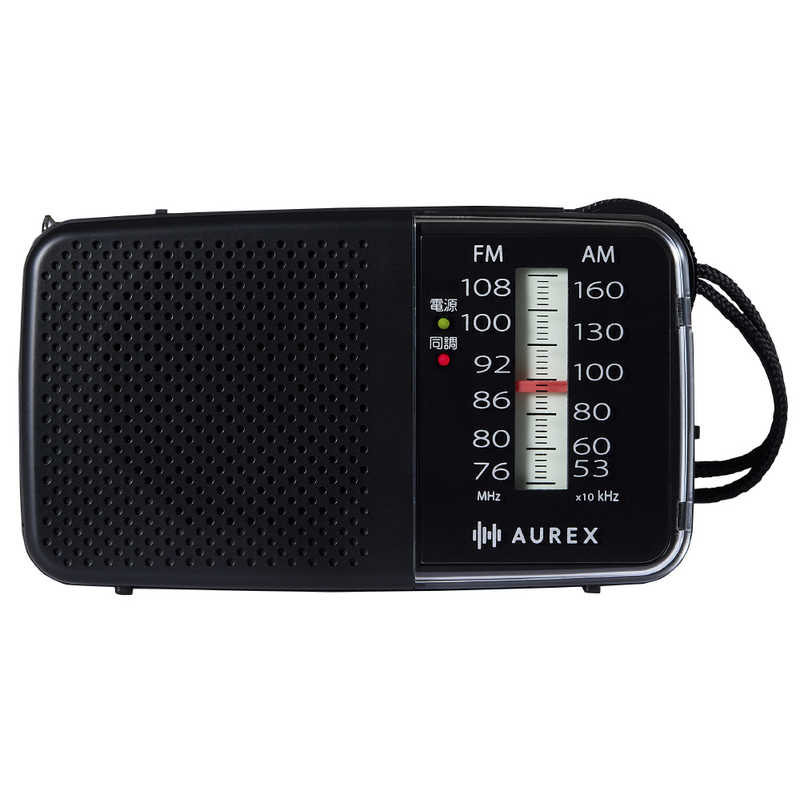 東芝 TOSHIBA ホームラジオ AUREX ［ワイドFM対応 / AM/FM］ ブラック AX-HR20-K