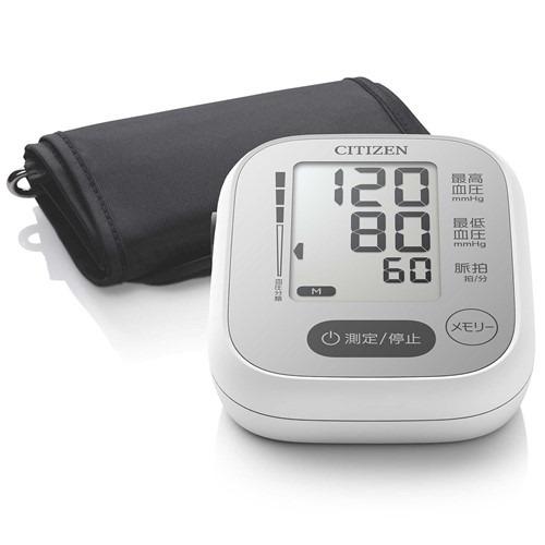 シチズン CITIZEN 上腕式血圧計 ホワイト CHUN380