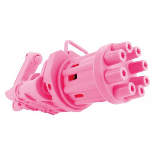 【アウトレット】バブルマシン 炸裂電動 バブルガトリング ヘビー 約360mm ピンク 電動シャボン玉