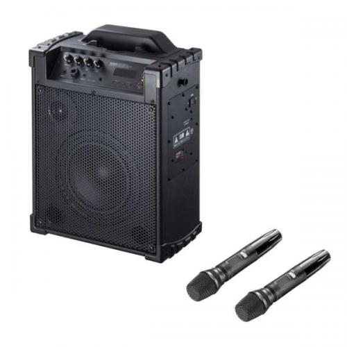 サンワサプライ SANWA SUPPLY ワイヤレスマイク付き拡声器スピーカー MM-SPAMP14