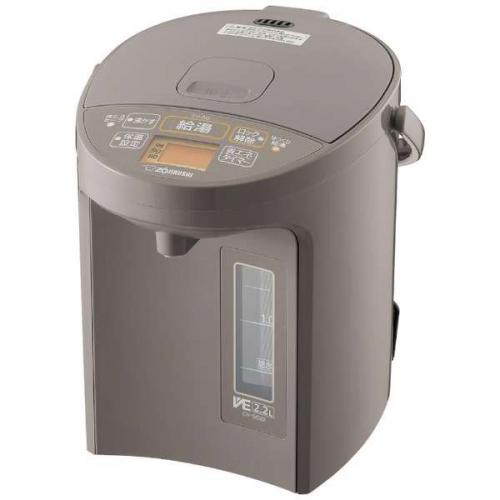 象印 ZOJIRUSHI マイコン沸とう VE電気まほうびん 優湯生 CV-GC22-TL ライトブラウン 2.2L