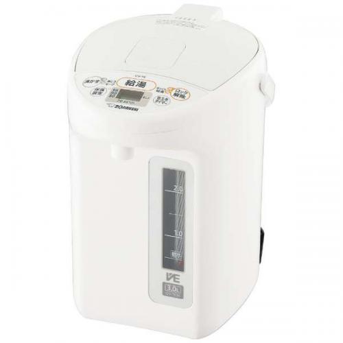 象印 ZOJIRUSHI マイコン沸とう VE電気まほうびん CV-TE30-WA ホワイト 3.0L