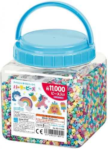 【アウトレット】カワダ パーラービーズ 筒入り11000P ドリームカラー【80-17556】