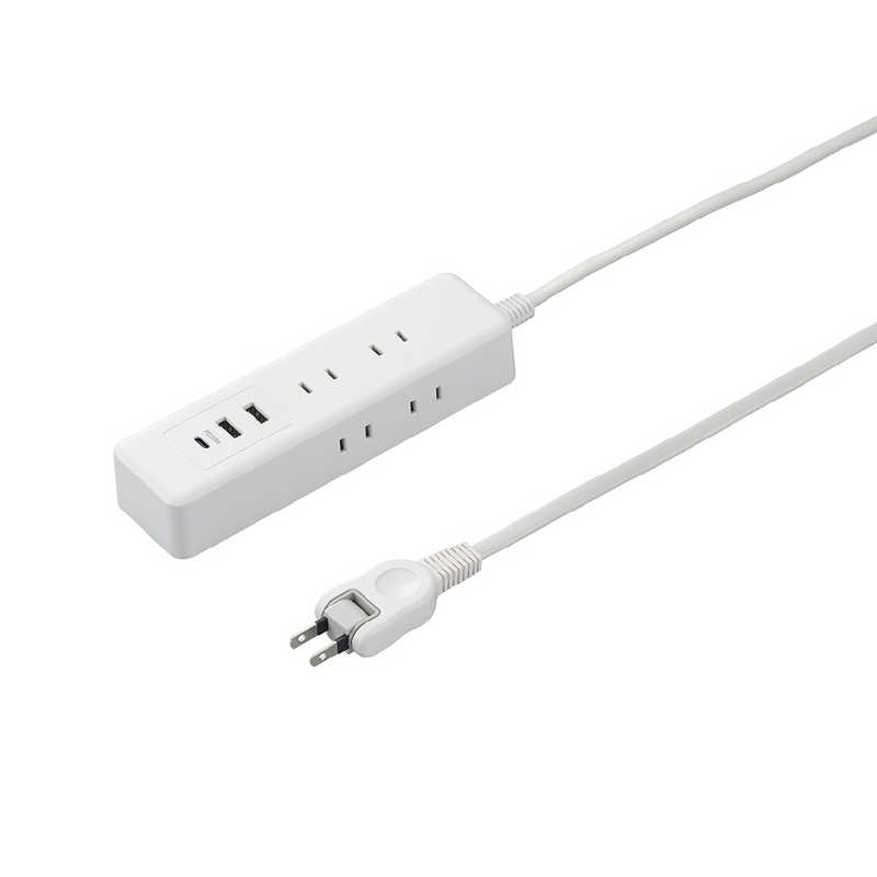 ヤザワ YAZAWA USBタップ6個口PD20W1．5m ホワイト H49015PD20WH