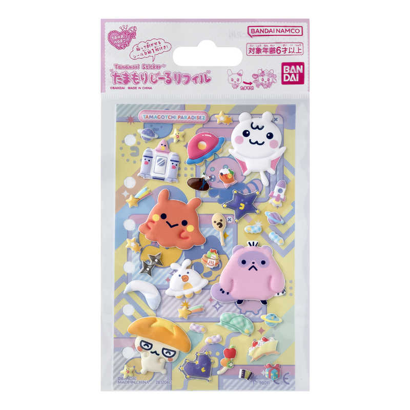 【アウトレット】バンダイ BANDAI たまもりしーるリフィル Tamagoctchi Paradiseセット2(単品)