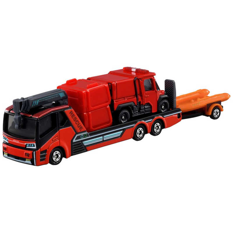 【アウトレット】タカラトミー TAKARA TOMY トミカ No.132 モリタ 小型オフロード消防車 レッドレディバグ ＆ 搬送車