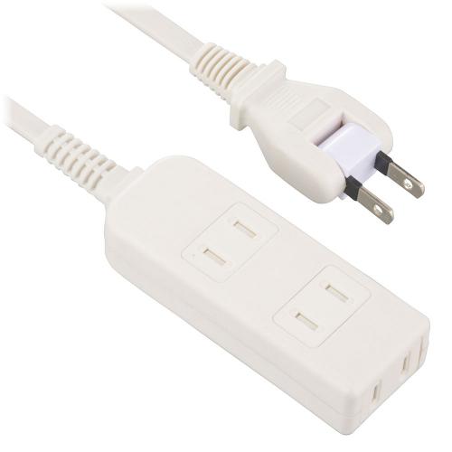 オーム電機 OHM 安全タップ 3個口 5m ホワイト HS-T35SFW-22