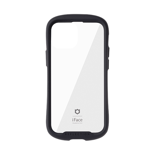 Hamee ハミィ [iPhone 13 mini専用]iFace Reflection強化ガラスクリアケース ブラック 41-933022