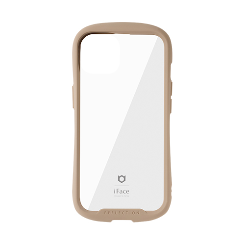 Hamee ハミィ [iPhone 13専用]iFace Reflection強化ガラスクリアケース ベージュ 41-933138