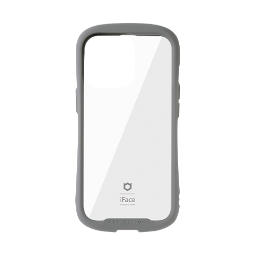 Hamee ハミィ [iPhone 13 Pro専用]iFace Reflection強化ガラスクリアケース グレー 41-933176