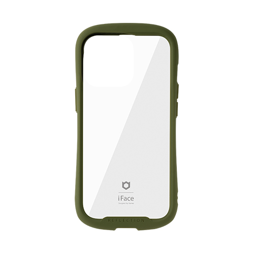 Hamee ハミィ [iPhone 13 Pro専用]iFace Reflection強化ガラスクリアケース カーキ 41-933213