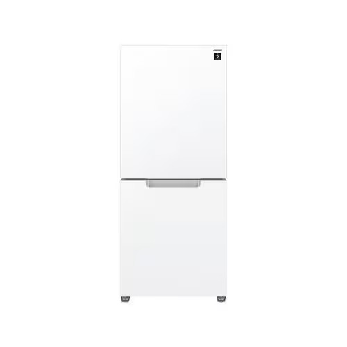 シャープ SHARP 冷蔵庫 152L 両開き 2ドア プラズマクラスター クリアホワイト SJ-GD15P-W