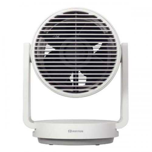 リズム時計 DCサーキュレーター Silky Wind Circulator DCモーター 40畳 最大到達距離35m 2重反転ファン式 左右自動首振り 上下手動首振り ライトグレー 9ZFA39RH08