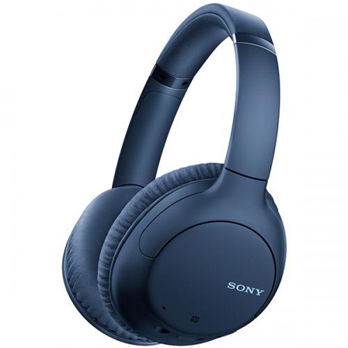 【SALE】ソニー SONY ノイズキャンセリング機能搭載 Bluetooth対応ダイナミック密閉型ヘッドホン  ブルー WH-CH710N-L