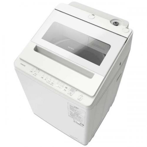 【SALE】日立 HITACHI 全自動洗濯機 8.0kg ホワイト BW-V80K-W