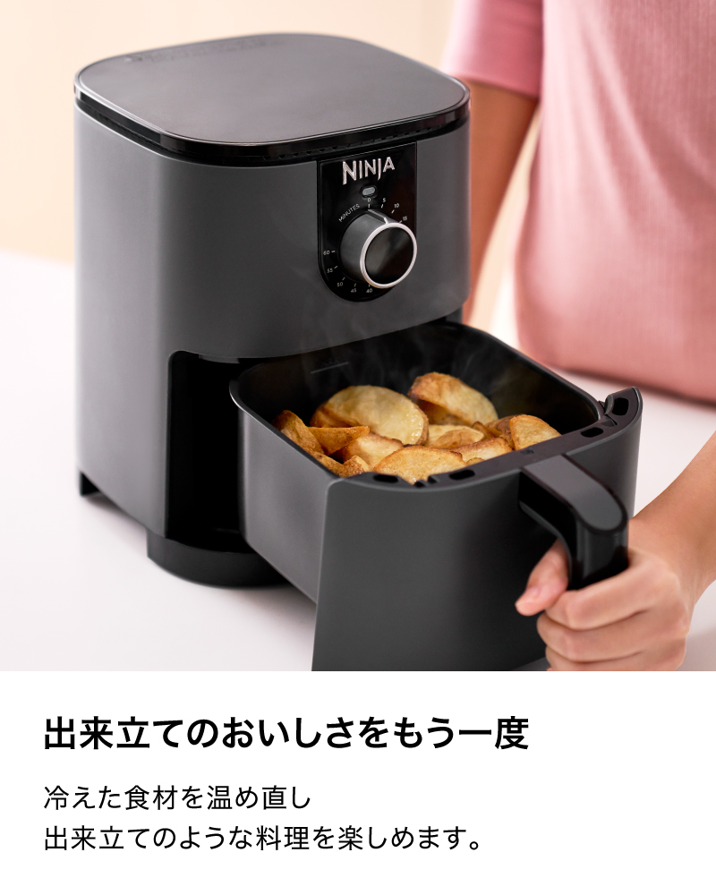 デンキチWeb / ニンジャ NINJA ミニエアフライヤー グレー AF080J