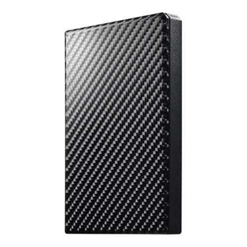 アイオデータ ポータブルHDD カーボンブラック 2TB HDPT-UTS2K