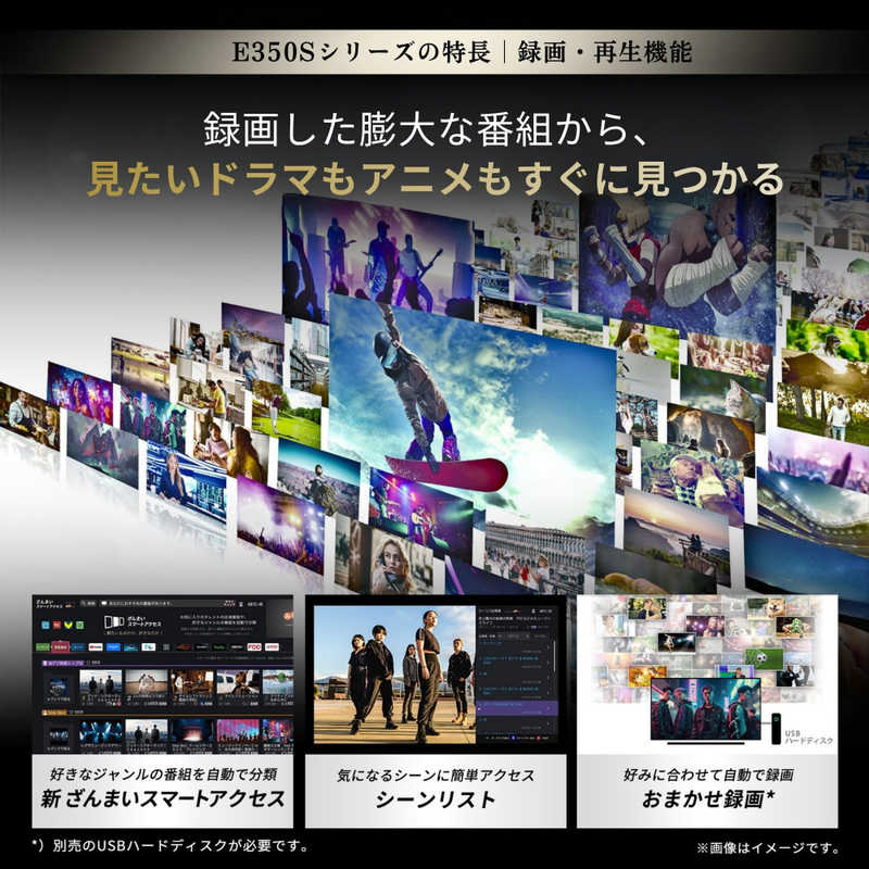 デンキチWeb / レグザ TVS REGZA 4K液晶テレビ 65V型 65E350S(大型)