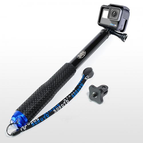 GLIDER グライダー GoPro(ゴープロ)用アクセサリー 4段伸縮グリップ 自撮り棒 セルフィー  GLD8309GO116B