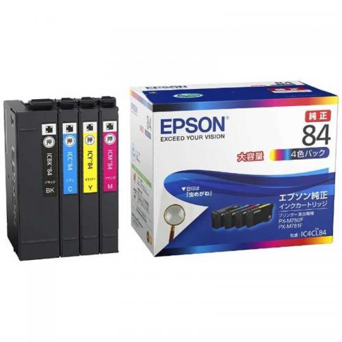エプソン EPSON 純正インクカートリッジ 4色パック IC4CL84