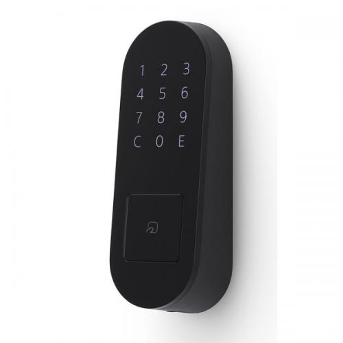 Qrio lock キュリオパッド スマートロック 玄関 後付け キュリオロック 黒 Q-KP2B