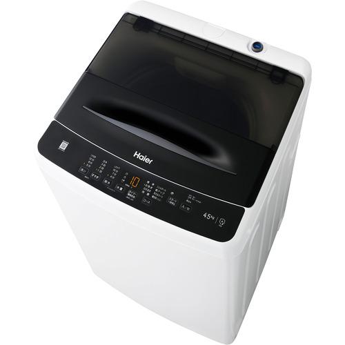 ハイアール haier 4.5kg 全自動洗濯機 ブラック JW-U45B-K