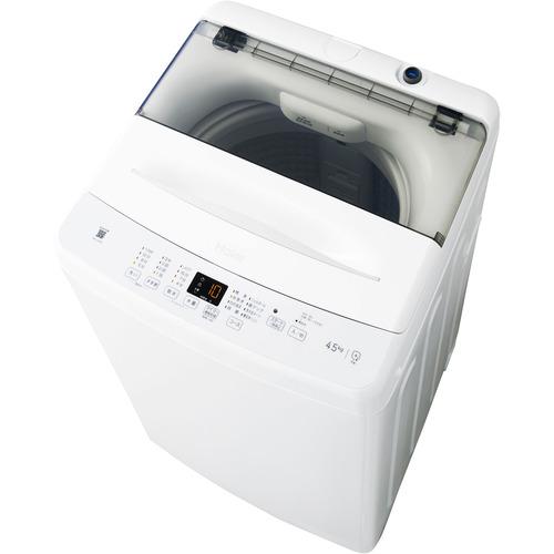 ハイアール haier 4.5kg 全自動洗濯機 ホワイト JW-U45B-W