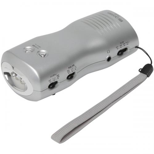 【SALE】アイリスオーヤマ IRISOHYAMA 手回し充電ラジオライト JTL-23