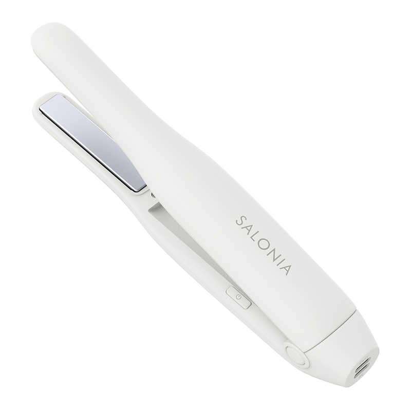 サロニア SALONIA コードレス ストレートヘアアイロン ホワイト 12mm KSAL26131-WH