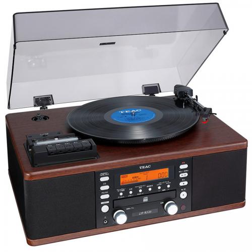 TEAC ターンテーブル カセットプレーヤー付CDレコーダー LP-R520-WA
