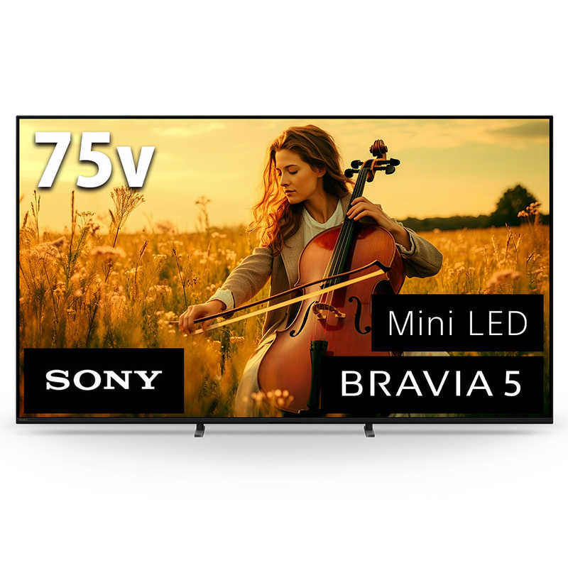 ソニー　SONY 75型 Mini LED搭載 4K液晶テレビ BRAVIA 5 K-75XR53（大型）