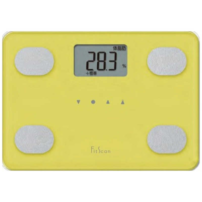 タニタ TANITA 体組成計 Fitscan イエロー FS-105 YL