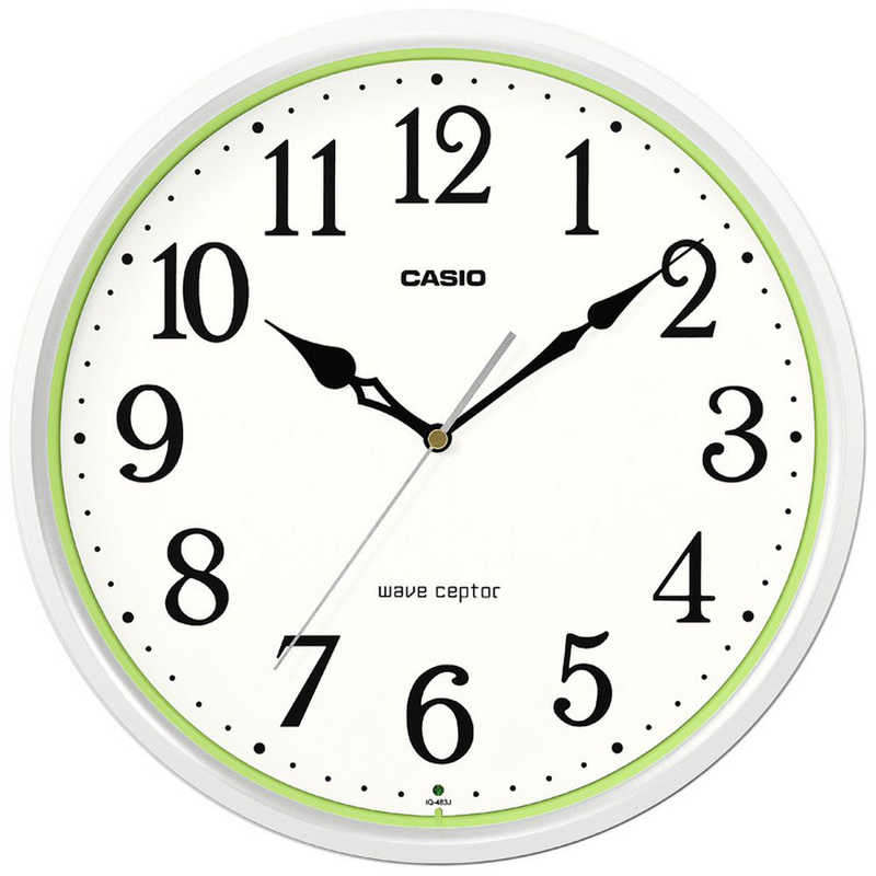 カシオ CASIO IQ-483J-7JF CASIO CLOCK ホワイト/ライムグリーン IQ-483J-7JF