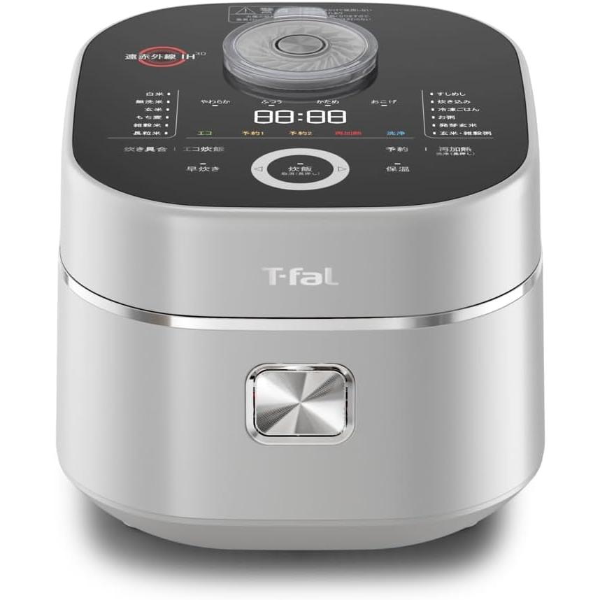 ティファール T-fal 炊飯器 5.5合 ザ・ライス 遠赤外線3DIH シルバー RK890EJP