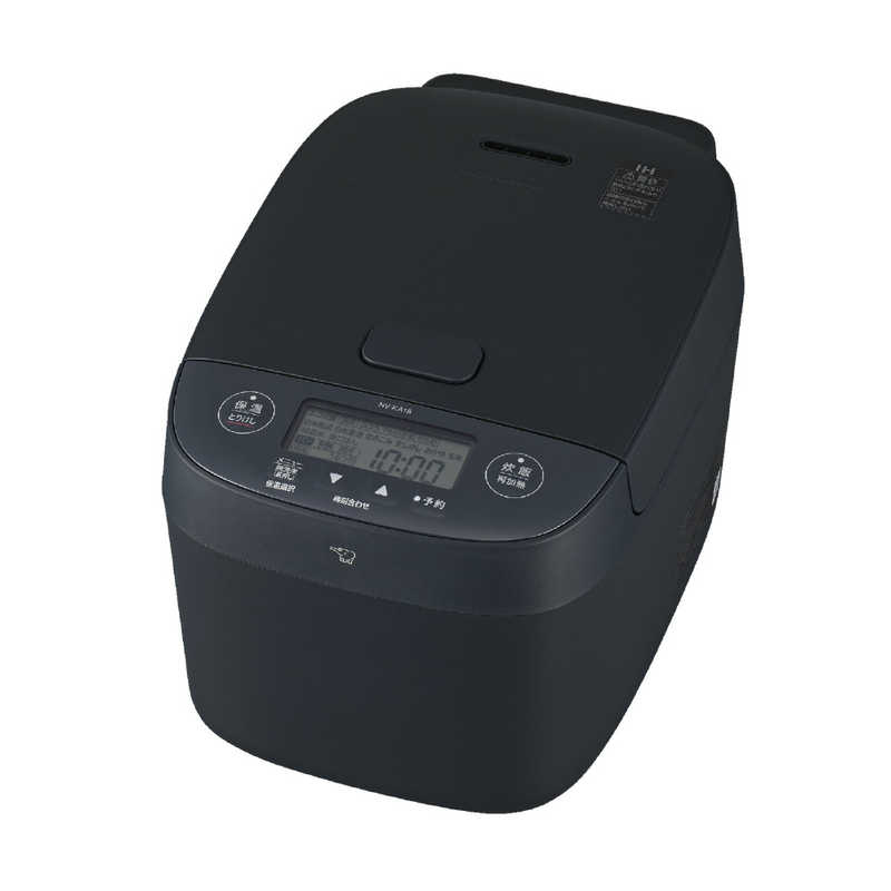 象印マホービン　ZOJIRUSHI 炊飯器 1升 極め炊き IHジャー 黒まる厚釜 ブラック NV-KA18