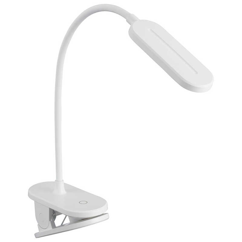 オーム電機 LEDクリップライト 昼白色 ホワイト LTC-LC12U-WN [LED /昼白色] LTC-LC12U-WN