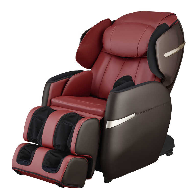 フジ医療器 FUJIIRYOKI マッサージチェア CYBER-RELAX レッド×ブラウン AS-R710(RB)(大型）