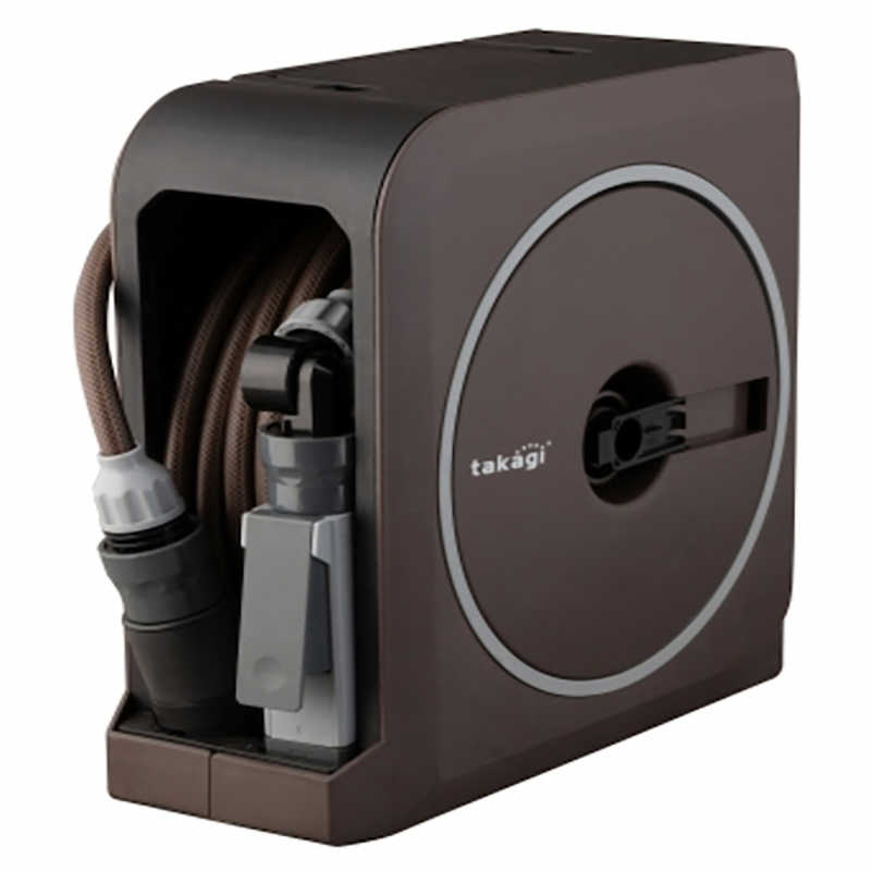タカギ takagi ホースリール NANONEXT15m ブラウン RM1215BR