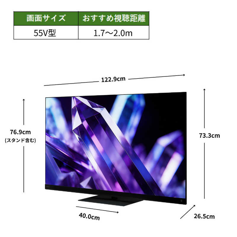 デンキチWeb / レグザ TVS REGZA 4K液晶テレビ MiniLED 量子ドット 55V